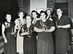 Can you identify any of these local bowlers from Kirkland Lake's past?