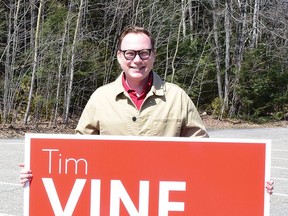 Photo by KEVIN McSHEFFREY/THE STANDARD
Algoma-Manitoulin Liberal candidate is Tim Vine.