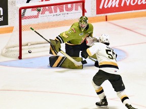 Goaltender Joe Vrbetic of the North Bay Battalion has been signed to a one-year, two-way American Hockey League contract, the Laval Rocket announced.