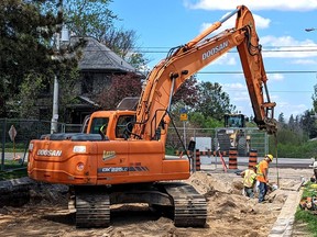 Two more areas of concern have been identified following the sudden collapse of a sanitary sewer pipe in St. Marys earlier this year. File photo/Galen Simmons/The Beacon Herald/Postmedia Network