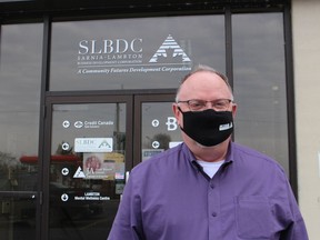 General Manager Don Anderson stands outside the office of the Sarnia-Lambton Business Development Corporation.