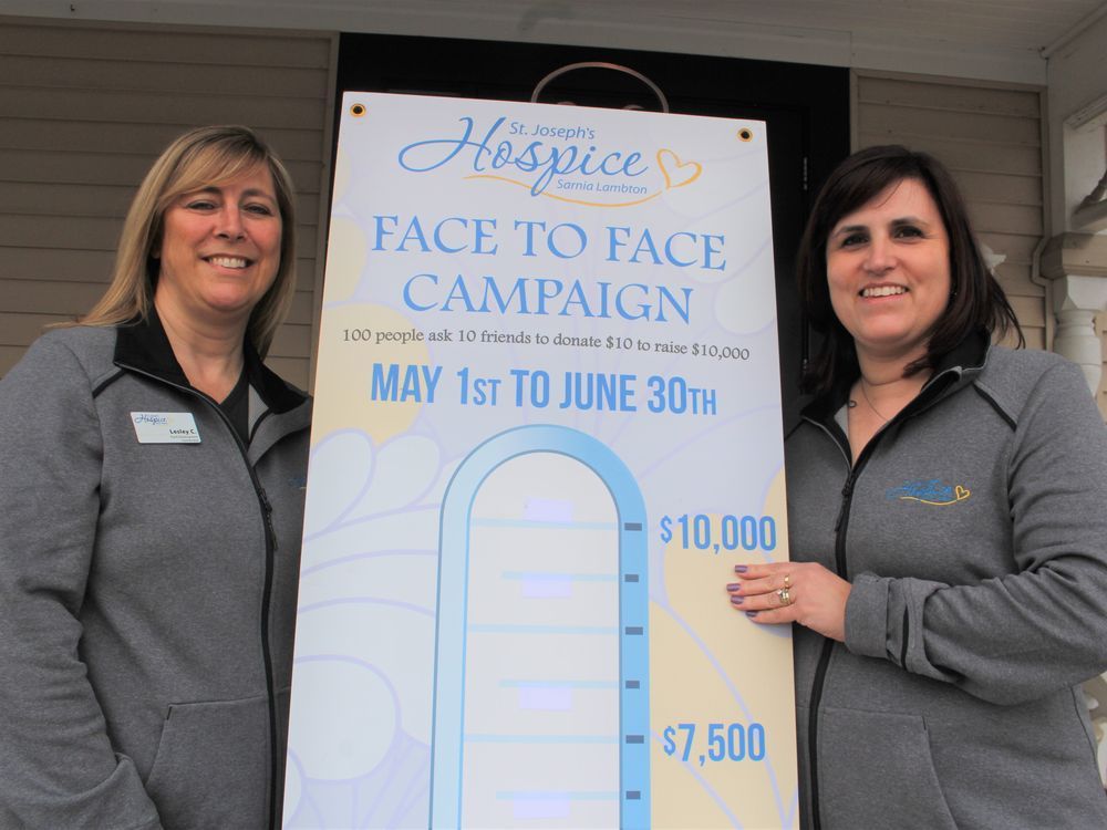 Sarnia hospice seeking Face to Face campaign volunteers The Sarnia