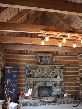 Inside the new cabin in Canatara Park.  (Tyler Kula/ The Observer)