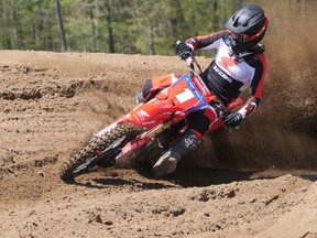 Two-time pro national champion Dylan Wright will be racing in the 450 division this summer with Honda Canada GDR Fox. CHRIS ABBOTT (Norfolk and Tillsonburg News)