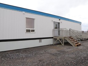 Construction of a temporary supervised consumption and treatment services site has been completed off of Energy Court in Sudbury, Ont. John Lappa/Sudbury Star/Postmedia Network