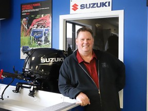 Sudbury Star Ice Guessing Contest judge Scott Hodgins, of Sudbury Boat & Canoe in Sudbury, Ont., said the ice left Ramsey Lake on May 1, 2022, at 11:42 a.m. John Lappa/Sudbury Star/Postmedia Network