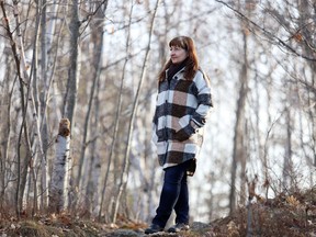 Emily Donato is shown near her home in Sudbury on Wednesday, April 27, 2022. Donato, an associate professor at Laurentian University, says the city she's lived in for decades is still feeling the impact of the institution's insolvency filing last year, prompting questions about what the next provincial government will do to support those affected. GINO DONATO /THE CANADIAN PRESS