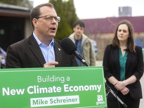 Mike Schreiner, the Ontario Green Party leader, released his plan for Northern Ontario on Tuesday. Mike Hensen/Postmedia Network file photo