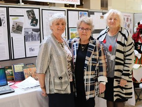 Sarnia Catholic Women's League's Joanna Kazanecki (left) stands alongside Polish Alliance of Canada, Br. 14's Maria Walicki and Krystyna Rozet at a display celebrating Ontario's Polish Heritage Month in Lambton Mall on May 8.
Carl Hnatyshyn/Sarnia This Week