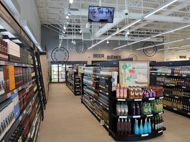 An LCBO spokesperson said the new outlet, which opens Tuesday, is much more expansive with wider aisles, and offers a greater selection of products.

ANDREW AUTIO/The Daily Press