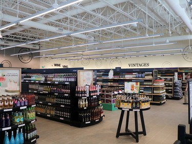 An LCBO spokesperson said the new outlet, which opens Tuesday, is much more expansive with wider aisles, and offers a greater selection of products.

ANDREW AUTIO/The Daily Press