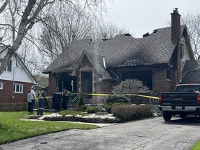 The Office of the Ontario Fire Marshal is investigating a fire at a home on Foyston Road in Byron Saturday April 30, 2022 that caused $800,000 in damage.