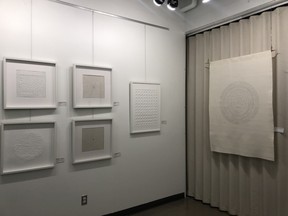 Hanna Yokozawa Farquharson's art show titled Calling is on display at the art gallery in the Kerry Vickar Centre until May 23. Photo supplied by Brenda Mellon.