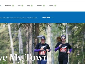 The town's new website launched this week.