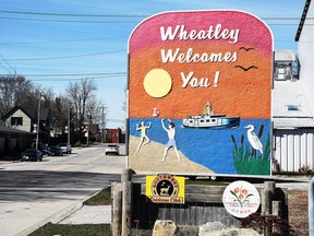 The Wheatley gateway sign is shown March 30, 2021. (Tom Morrison/Postmedia Network)