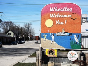 The Wheatley gateway sign is shown March 30, 2021. Tom Morrison/Chatham This Week ORG XMIT: POS2111080905532193