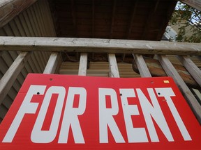A For Rent sign is seen in this file photo.