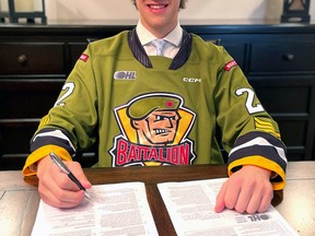 Defenceman Brayden Turley, a third-round selection in April, has signed a standard player's agreement with the North Bay Battalion.