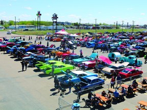 Nearly 300 cars packed the Blackjacks Roadhouse parking lot Saturday, May 28,  for the Icebreaker 3 Club Car Show. (Peter Williams)