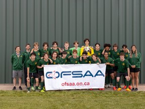 The Confederation senior boys represented the SDSSAA well at OFSAA, finishing second in their pool and taking their quarter-final game to penalty kicks before falling 1-0 (6-5) in a shootout that lasted no less than 10 rounds.