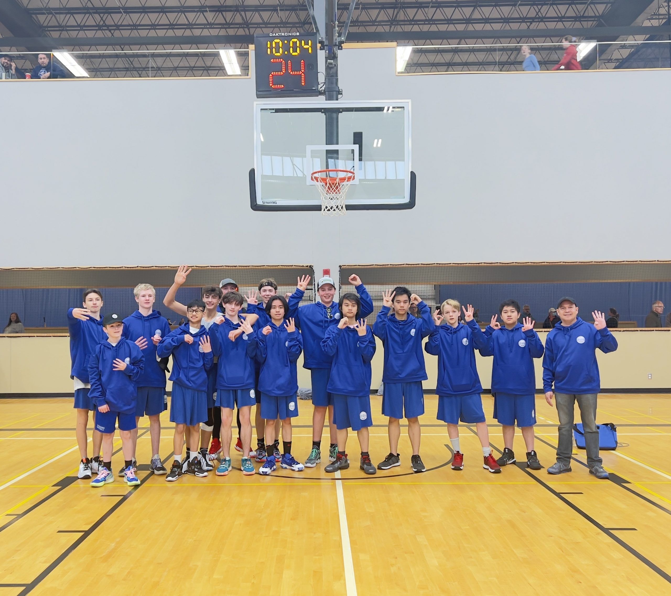 Warrior Basketball U15 Fairview West team wins games in Edmonton