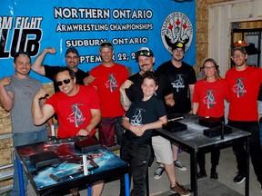 Members of Rock City Reapers Arm Wrestling Club are training for nationals and hoping to bid on a provincial tournament for Sudbury.