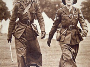 Photographs usually show Princess Alice of Athlone dressed to the nines. Not so here, although appropriate for her role as Honorary Commandant-in-chief of Women's Transport Service, formerly known as FANY - First Aid Nursing Yeomanry, which operated in First and Second World Wars - originally using horses to transport nurses and patients. It is the longest standing and one of the most highly decorated all-female volunteer units. As we know, Alice was associated with many diverse humanitarian organizations.