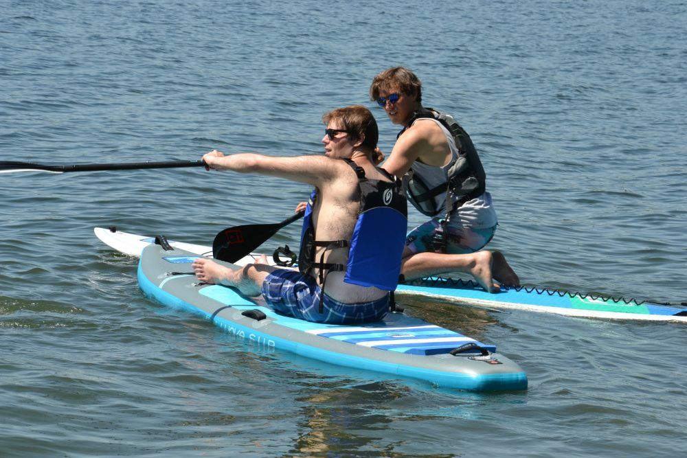 Community Living Stratford gets a lesson in paddle boarding The