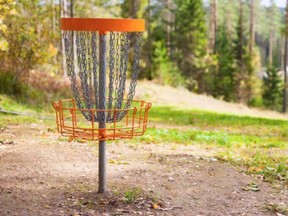A disc golf course has been created in Greengrove Park, at 199 Georgian Way, and offers those interested a chance to try out the five-hole pilot course. Photo supplied