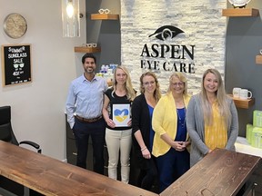 Sherwood Park's Aspen Eye Care is offering free eye exams and free glasses to Ukrainian refugees in need. Photo Supplied