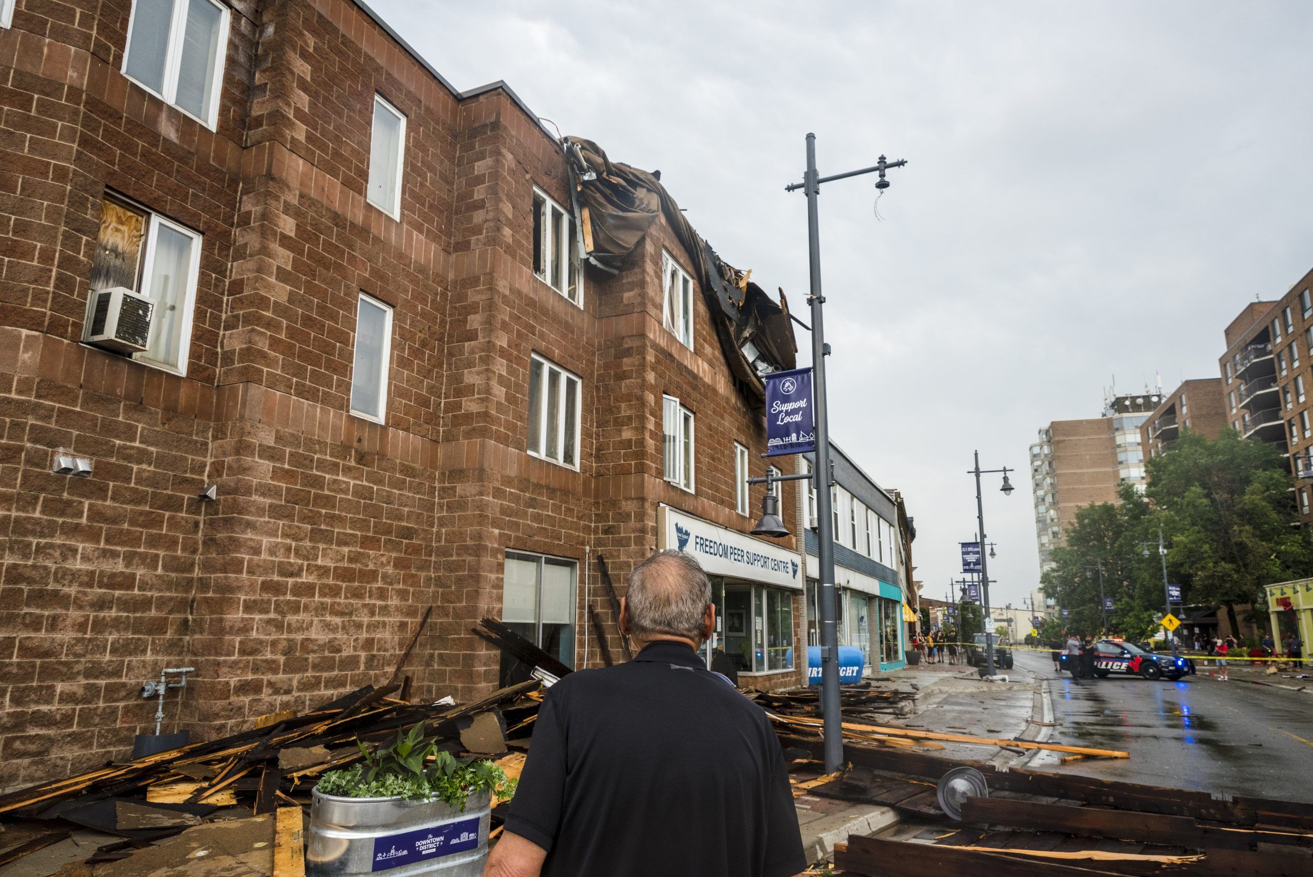 Storm cleanup, power outages continue in Belleville, surrounding areas