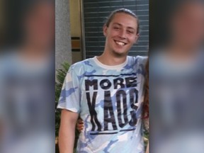 Members from the Northumberland Detachment of the Ontario Provincial Police are seeking the public's assistance with regards to a report of a missing person from Alnwick Haldimand. Dustin Verchere, age 26, has been reportedly missing. He is possibly wearing black track pants, black shoes, and a black hoodie with "crooks and castles" written on it, in rainbow lettering and has tattoos on both arms and has a cross with angel wings on the back of his neck. Submitted.