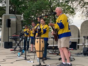 Hundreds of people enjoyed Wednesday's Concert for Peace in Ukraine at the North Bay Waterfront, featuring The Maple Hill Project. The two-hour free concert was held in support of The Vest Project. More than $6,000 was raised.