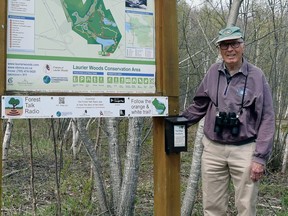 Dick Tafel has been awarded the Steve Hounsell Greenway Award for his work in the establishment of Laurier Woods.
Submitted Photo