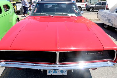 Queen Street Cruise at GFL Memorial Gardens in Sault Ste. Marie, Ont., on Saturday, June 18, 2022. 1969 Dodge Charger.(BRIAN KELLY/THE SAULT STAR/POSTMEDIA NETWORK)