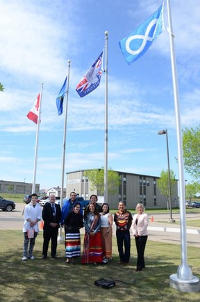 EIPS said the Treaty 6 flag acknowledges the history and is a reminder everyone in Treaty 6 territory can work together in a respectful way and the Métis flag acknowledges Métis nationhood, its history, its strength and resiliency to its citizens. Photo supplied