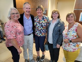 Friends, family and colleagues celebrated with Dr. Ron Gorsche at his retirement party held on June 17 at the Charles Clark Medical Centre.