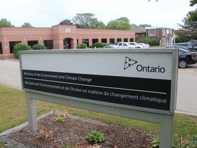 The Ontario Ministry of Environment, Conservation and Parks office in Sarnia.