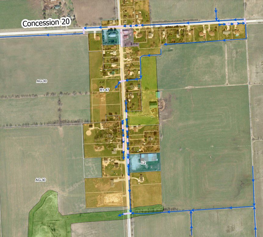 Bluffs presents Kemble drainage proposals to residents The