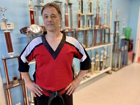 Frank Misuraca recently celebrated 40 years of running a martial arts school in Stratford.