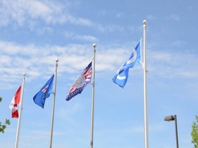EIPS raised the Treaty 6 and Métis flags on Monday, June 13 and the flags will fly permanently over the building alongside the Alberta and Canada flags.
