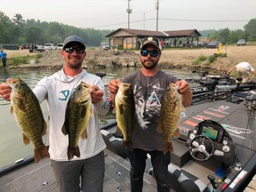 Great catches of largemouth and smallmouth bass are expected this coming weekend at the Shoal Lake Bass Classic. Photo by Jeff Gustafson