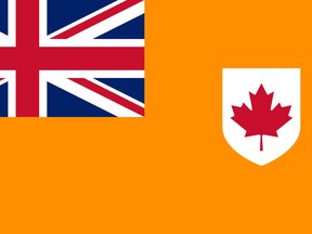Flag of the Orange Lodge of Canada. Wikipedia