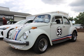 A 1976 Volkswagen Beetle owned by Neil Brittian at Fort City Church’s father’s day car show in Fort McMurray, Alta. on Sunday, June 19, 2022. Vincent McDermott/Fort McMurray Today/Postmedia Network