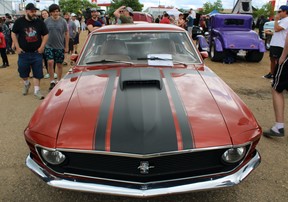A 1970 Fort Mustang owned by Chris Smith at Fort City Church’s father’s day car show in Fort McMurray, Alta. on Sunday, June 19, 2022. Vincent McDermott/Fort McMurray Today/Postmedia Network