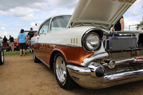 A 1957 Chevrolet Bel Air owned by Brad Forshner at Fort City Church’s father’s day car show in Fort McMurray, Alta. on Sunday, June 19, 2022. Vincent McDermott/Fort McMurray Today/Postmedia Network