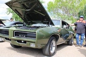 A 1969 Pontiac GTO owned by Ed Saunderson at Fort City Church’s father’s day car show in Fort McMurray, Alta. on Sunday, June 19, 2022. Vincent McDermott/Fort McMurray Today/Postmedia Network