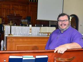Rev. Marc Fraser has been the minister at Knox Presbyterian Church in Mitchell for the past three months. ANDY BADER/MITCHELL ADVOCATE