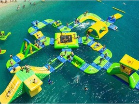 This is an overview of the type of splash park Derek Stonier hopes to install in Port Dover next summer. Norfolk Council sent his proposal back to staff to review it for insurance issues and other potential concerns.