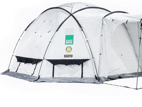 A ShelterBox tent.